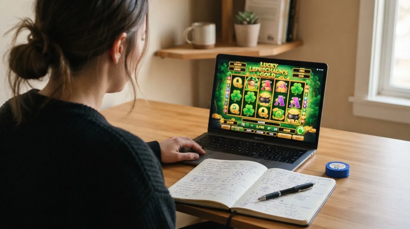 Una cuadrícula con las fichas de 10 casinos online españoles, cada una mostrando su logotipo, la cifra del depósito mínimo y un distintivo de licencia DGOJ, ordenadas de la más accesible a la más exigente