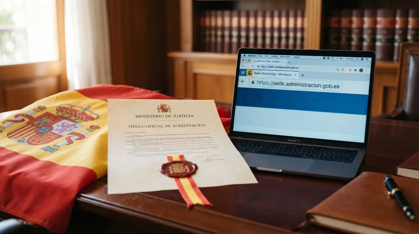 Sello oficial de la Dirección General de Ordenación del Juego junto a la bandera de España